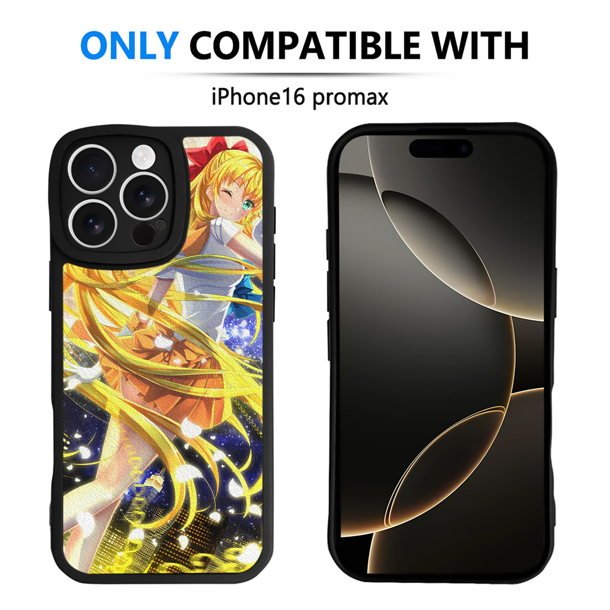 （画像用） 美少女戦士セーラームーン Sailor Moon 【iPhone 16シリーズ対応】シリコンスマホケース（レザー調） 材質：シリコン